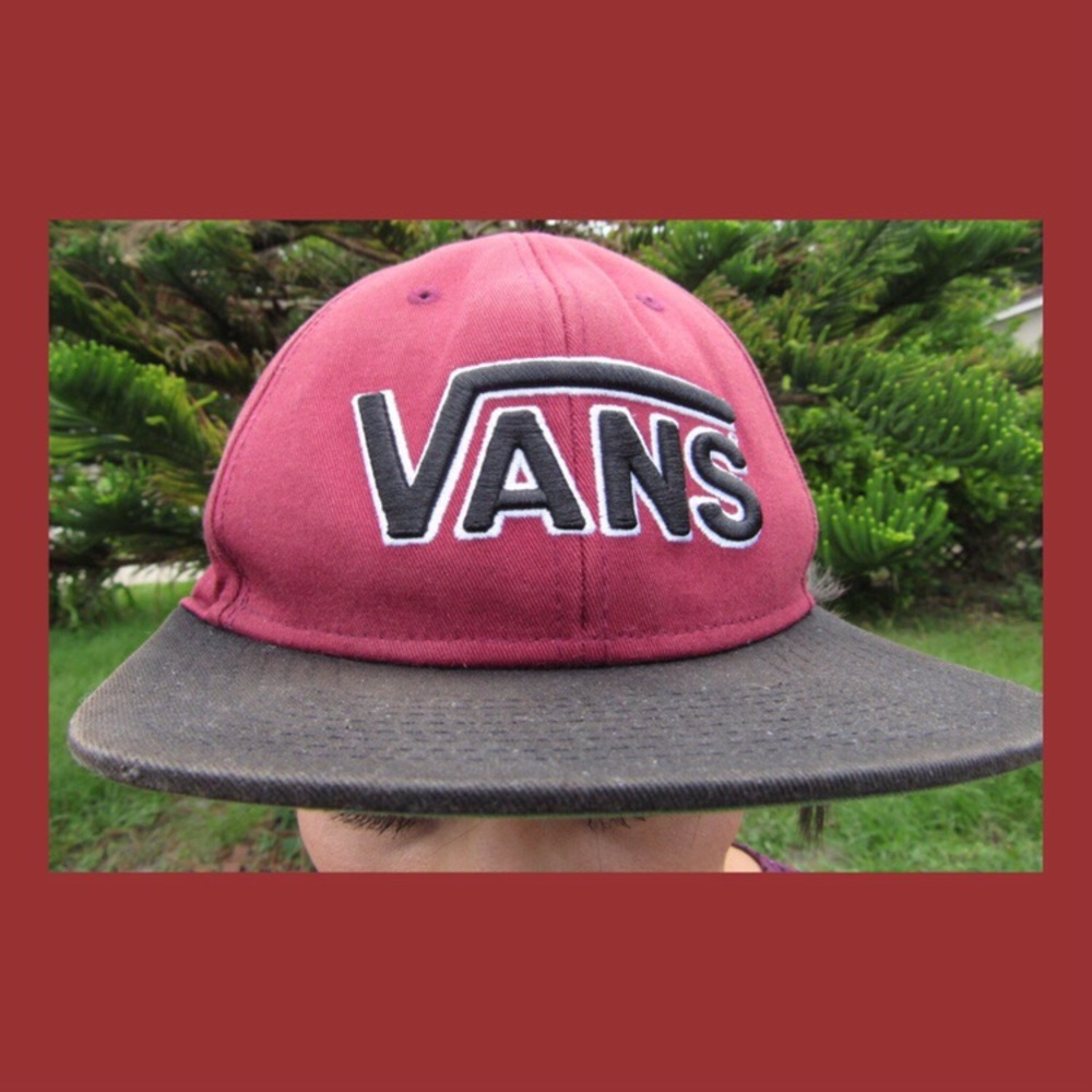 Maroon Vans SnapBack